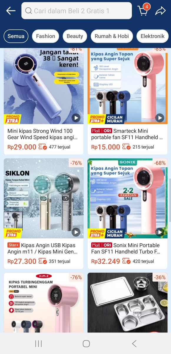 kimgaaeull's tweet photo. jam 8 malam cek shopee dan kaget soalnya ini yakin harganya segini??? #ShopeePromoPuncakHariIni https://t.co/gvLJa7UT27