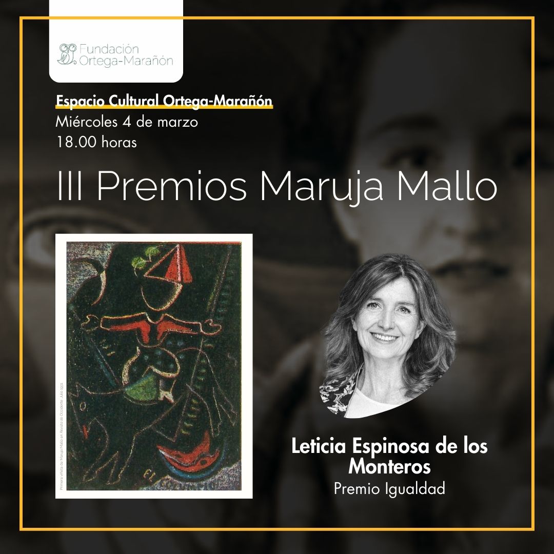 fortegamaranon's tweet photo. Leticia Espinosa de los Monteros, Premio Maruja Mallo 2026 en la categoría de Igualdad.
Doctora en Ciencias Sociales y fundadora del Círculo de Orellana. Fundadora del @CirculoOrellana,  ha impulsado redes de liderazgo femenino que fortalecen la presencia de mujeres en espacios de decisión institucional y cultural.
#Igualdad con visión estratégica.
