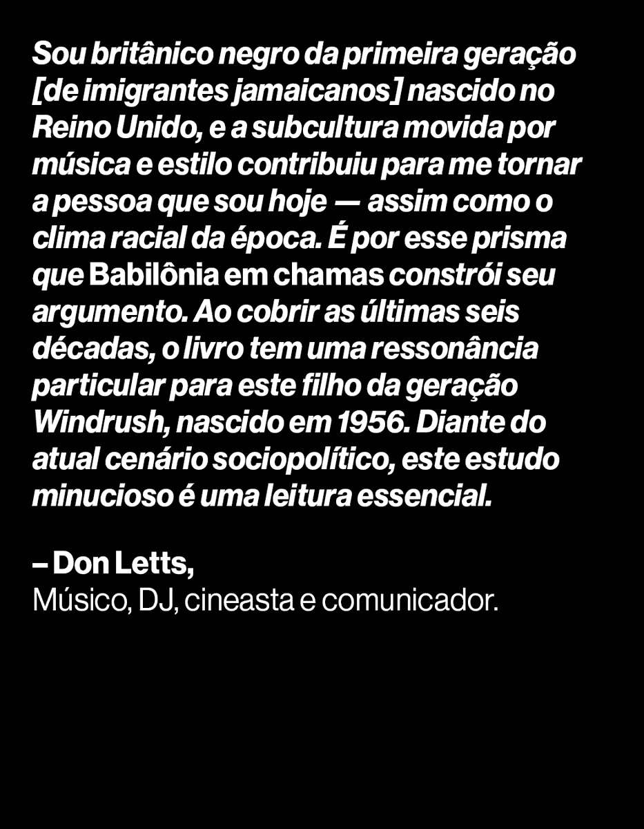 sobinfluencia_'s tweet photo. "Queremos música rebelde, música de rua. Música que quebre o medo que as pessoas têm umas das outras. Música de crise. Música agora. Música que sabe quem é o verdadeiro inimigo. Ame a música, odeie o racismo."

Confira a campanha de nosso livro em https://t.co/nzJsTSZaQz https://t.co/aPlxjqniaF