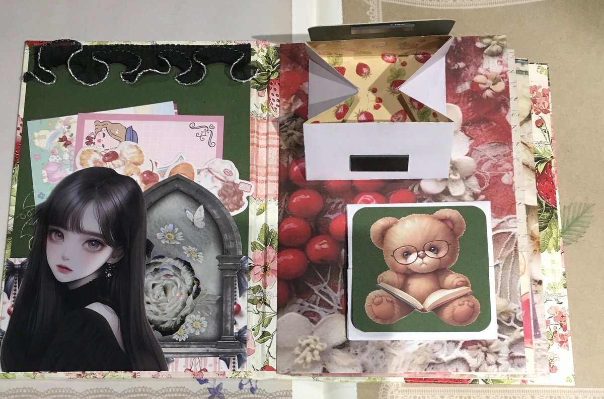 ファイル作り。ページがちょっとずつ完成していって楽しい