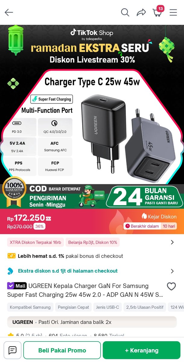 Ssaavin's tweet photo. @tokopedia https://t.co/NVo8T3C7pH
Mintooo maw belii inii, chargerr aku udah sekarattt https://t.co/dW7IRJtXyb