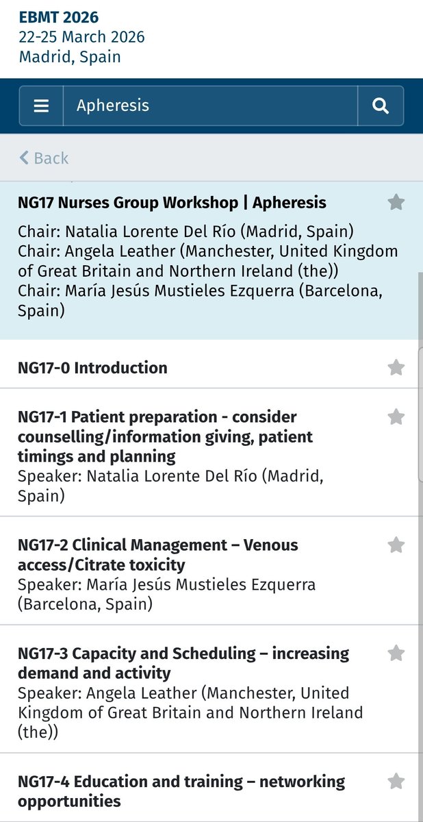 aferesis_es's tweet photo. This year, apheresis has a strong presence at the @TheEBMT Annual Meeting, Madrid
Numerous posters and oral presentations highlight the impact of our field
A dedicated workshop and an exclusive nursing session further reflect the strength and commitment of the apheresis community https://t.co/WpTW0rNF3f