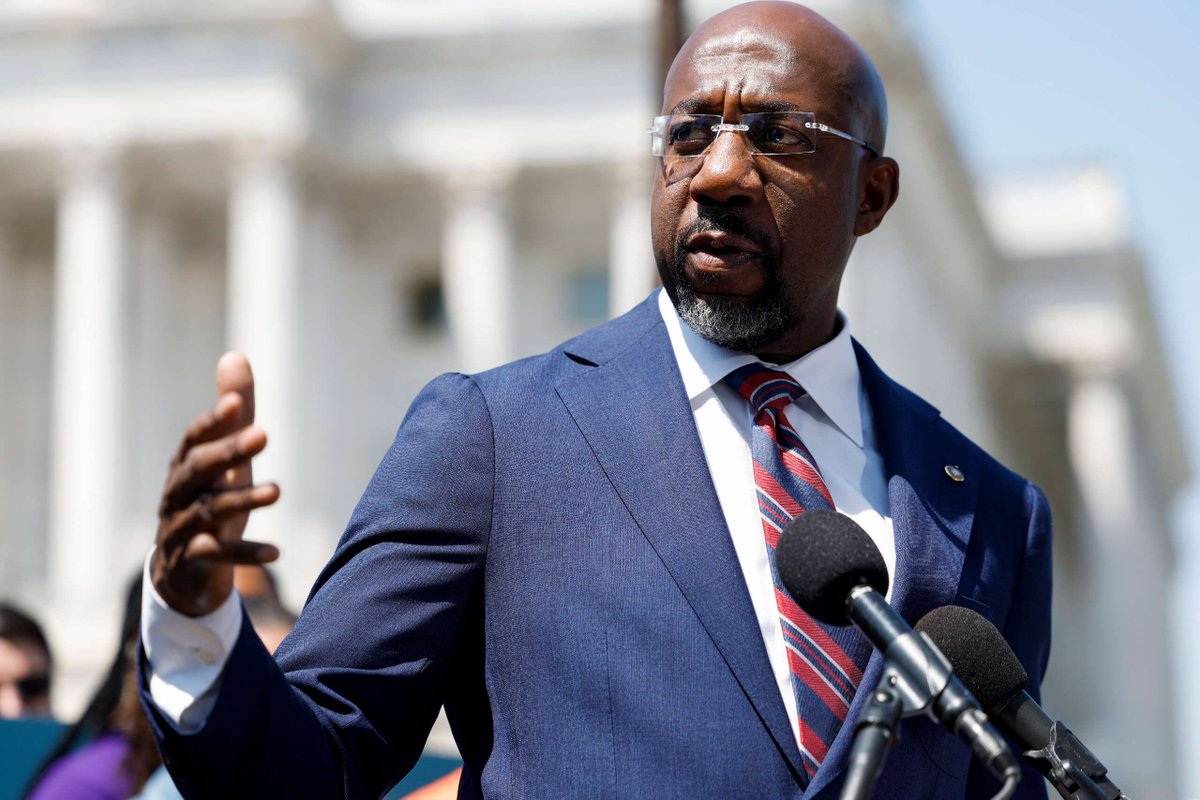 GAFollowers's tweet photo. Sen. Raphael Warnock visited the small town of Social Circle yesterday to meet with residents about a proposed ICE detention center.

He opposed the plan, saying the town’s water system can’t handle it and locals weren’t properly consulted. https://t.co/bFgvMR49wV