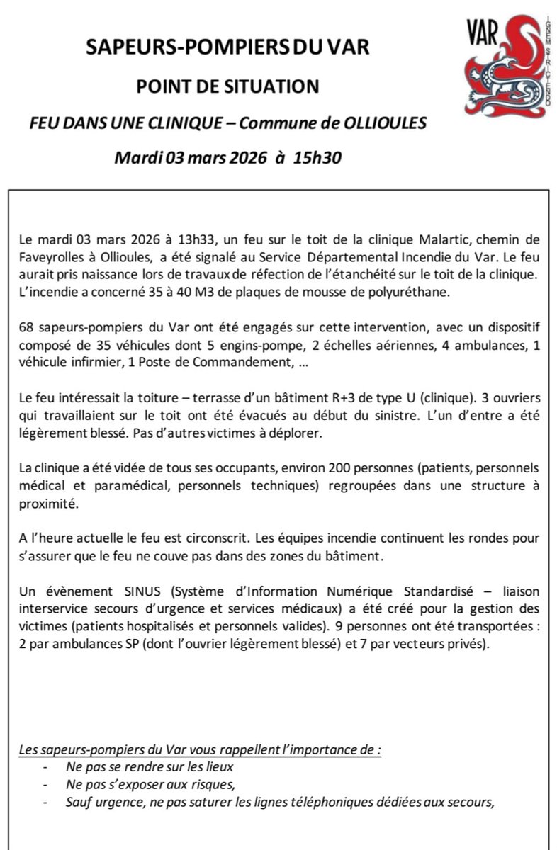 Préfet du Var tweet media