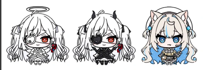 新衣装の髪型バランスむずかしぃ・・・