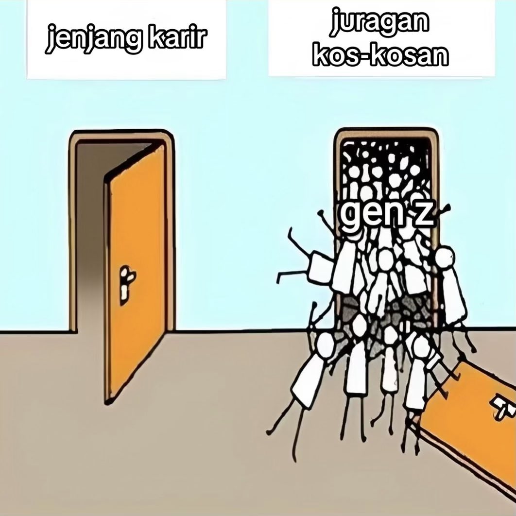 tetap memilih berkarir secara professional, dibandingkan ‘ngurusin’ kosan #izin 😌

kenapa???

karena bisnis kos-kosan banyak drama &amp; kekurangannya:
- low occupancy (kamar kosong)
- biaya maintenace tinggi (ac, air, plumbing, atap)
- penyewa nunggak bayar atau kabur
- konflik