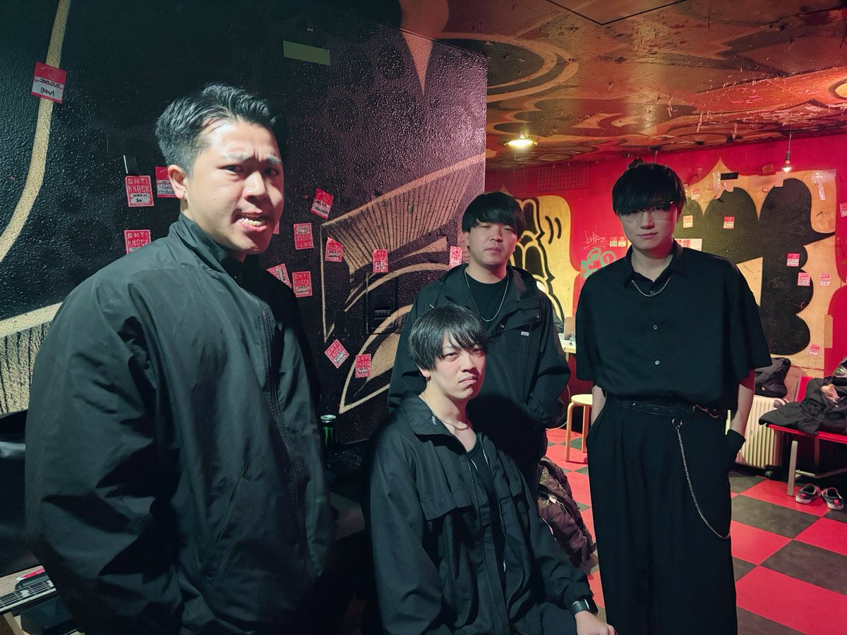 shinjuku ANTIKNOCK presents
【CRAZY DIAMOND vol.101】
-Aporath現体制終了公演[Chapter.1] TOUR-雨の中ありがとうございました！
対バン激アツでした🔥

次回は4/30！またアンチでかまします！