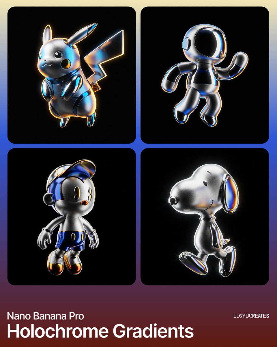 Holochrome render examples