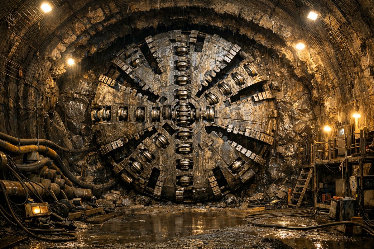 AERAN34's tweet photo. Running ground is a TBM nightmare.

Modern Grouting 2.0, powered by DRUCPIETRA and the RGF Framework, stabilizes the tunnel face to ensure continuous progress.

Zero delays. Just clockwork execution.

#TunnelTuesday #GroutingMaverick #GeoConstech #Infrastructure https://t.co/JfZCC36WFA