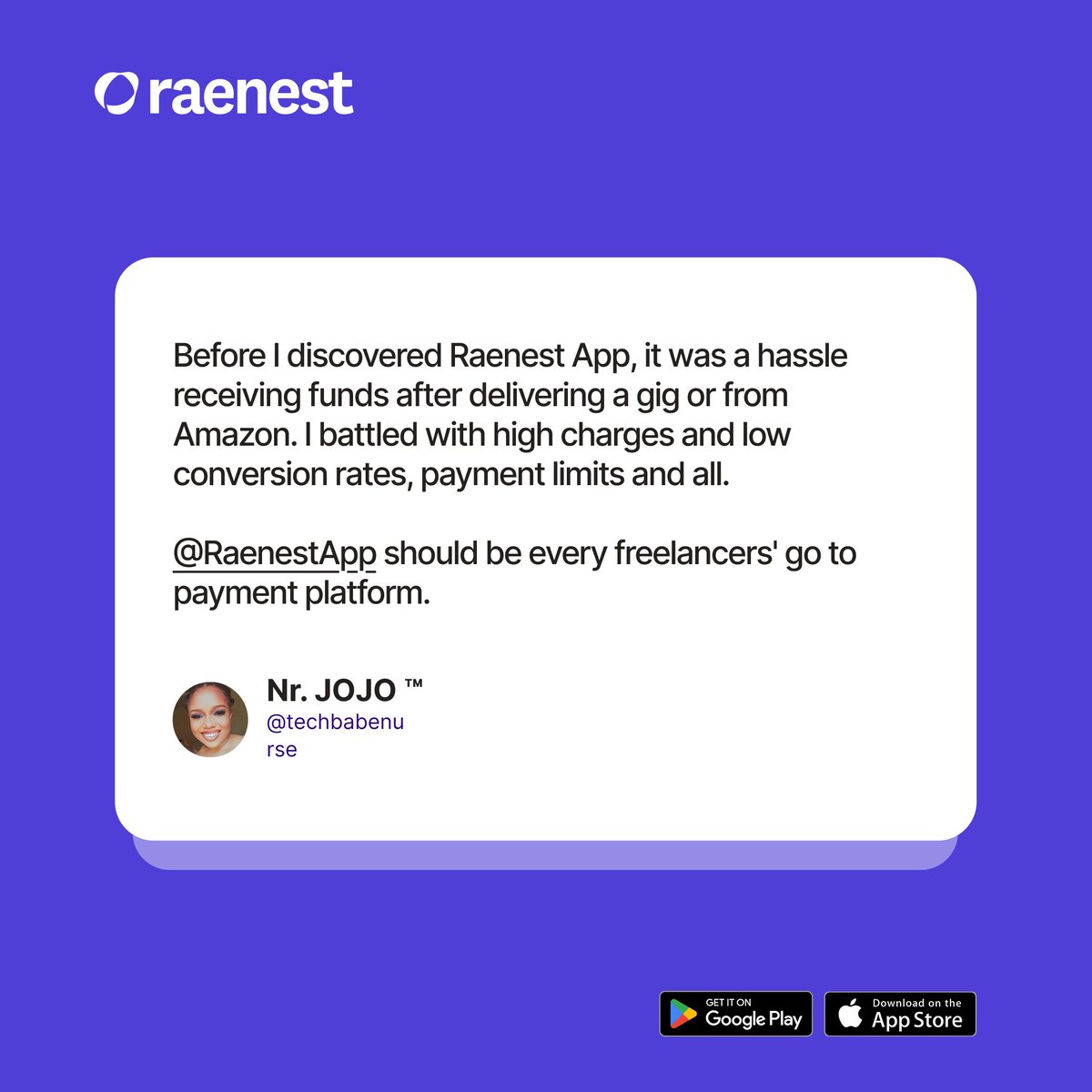 RaenestApp's tweet photo. Get a USD account that works across 190 + countries. Receive payments from Upwork, Wise, Appen, Payoneer, Amazon KDP, clients &amp; platforms. Fund via ACH, Wire or SWIFT at the lowest fee in the market.
