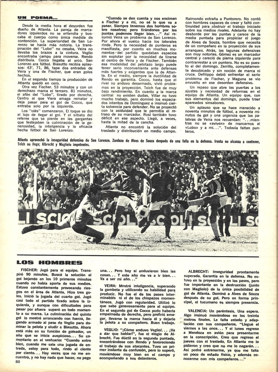 PCioccale's tweet image. El 3/3/1968 hace 58 años @SanLorenzo le ganaba a @atlantaoficial 5 a 1 en Villa Crespo. 
#Detalle: Hicieron su debut en el conjunto azulgrana : Sergio Bismarck Villar, Victorio N. Cocco y Carlos Veglio.

@info_boedo @BoedoAzulgrana
@SoyDeBoedo_Ok @deboedovengook @VamosCiclonSL