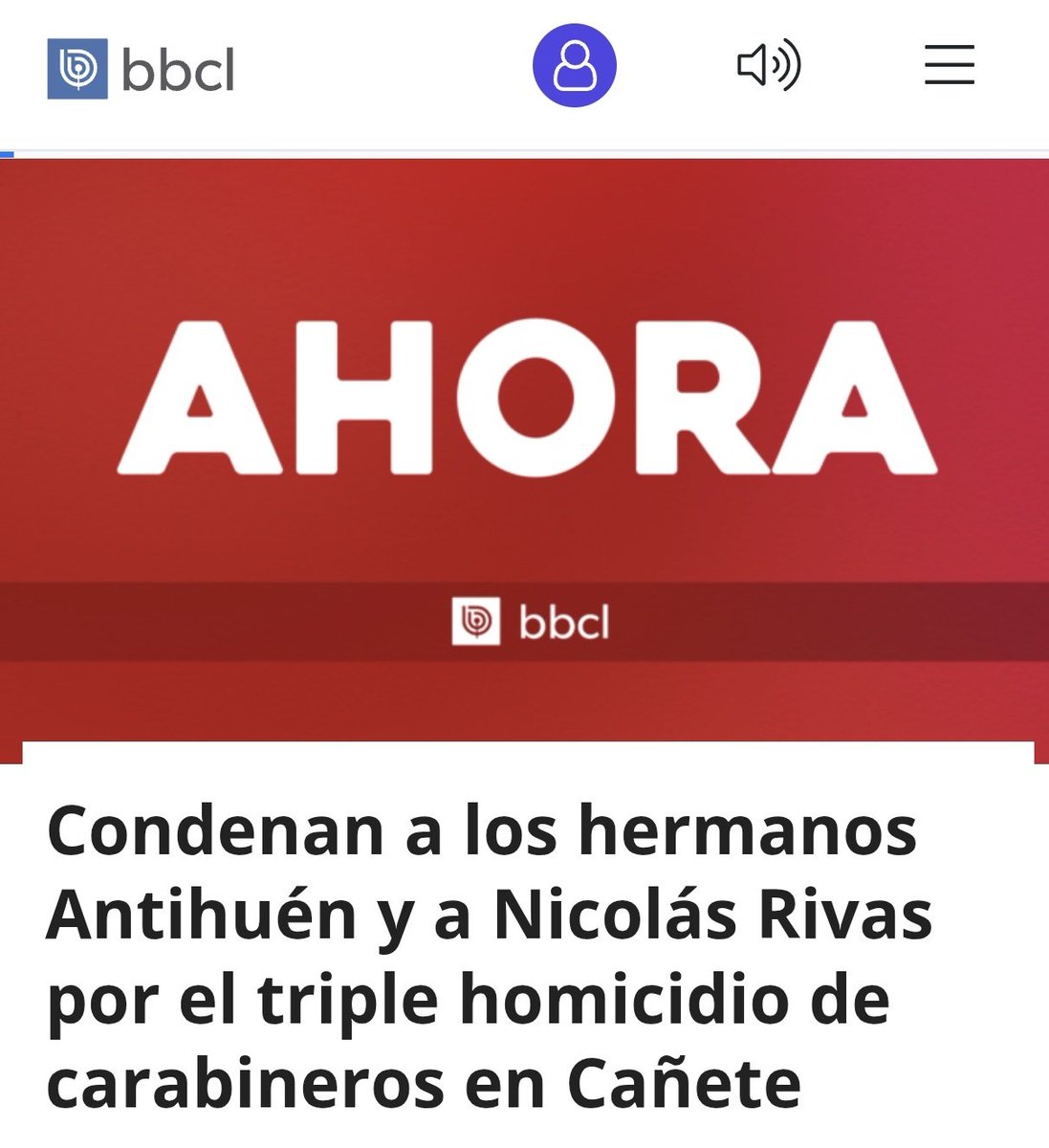 ⚠️⚠️Condenan a terroristas  por el triple homicidio de carabineros en cañete share.google/FUT5z1XhnIPlOe…