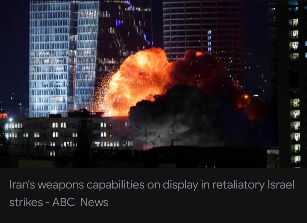 ah82113201's tweet photo. Iran has fired the hypersonic Fattah-2 missile. 🚨🚨🚨🚨🚨🚨
Nighttime missile trails and explosions over a city skyline (Tel Aviv area), dramatic fire and smoke from impacts – commonly associated with recent barrage reports. https://t.co/0CYuQrObmM