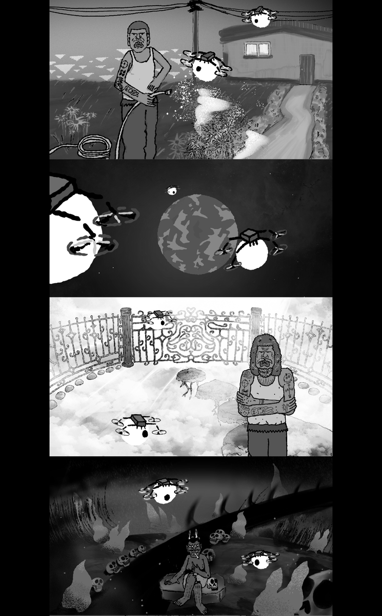 jakestudyos's tweet photo. @NIAFF_animation stories
our task is to do animation 15-17 secs
from a 3 mins 30 secs sound clip, divided by 10 of us (workshop participants, they're all insane btw)
anything u want, just vibe with the sound 🥸
stills from my piece for the animation camp...
in BNW... https://t.co/IG8jNo7qrt