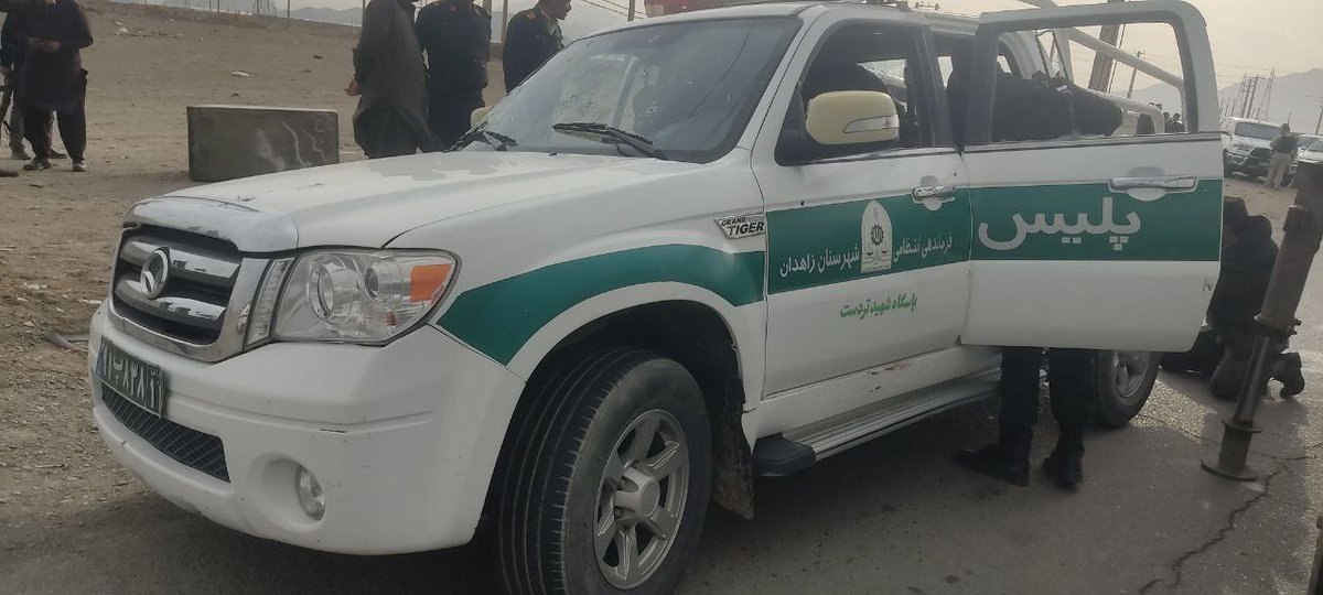 Photos of the Iranian forces’ vehicle that was targeted by Baloch militants in the city of Zahedan.

#Baloch #Balochistan #Isreal #Iran #IranWar #zahedan #FreeBalochistan