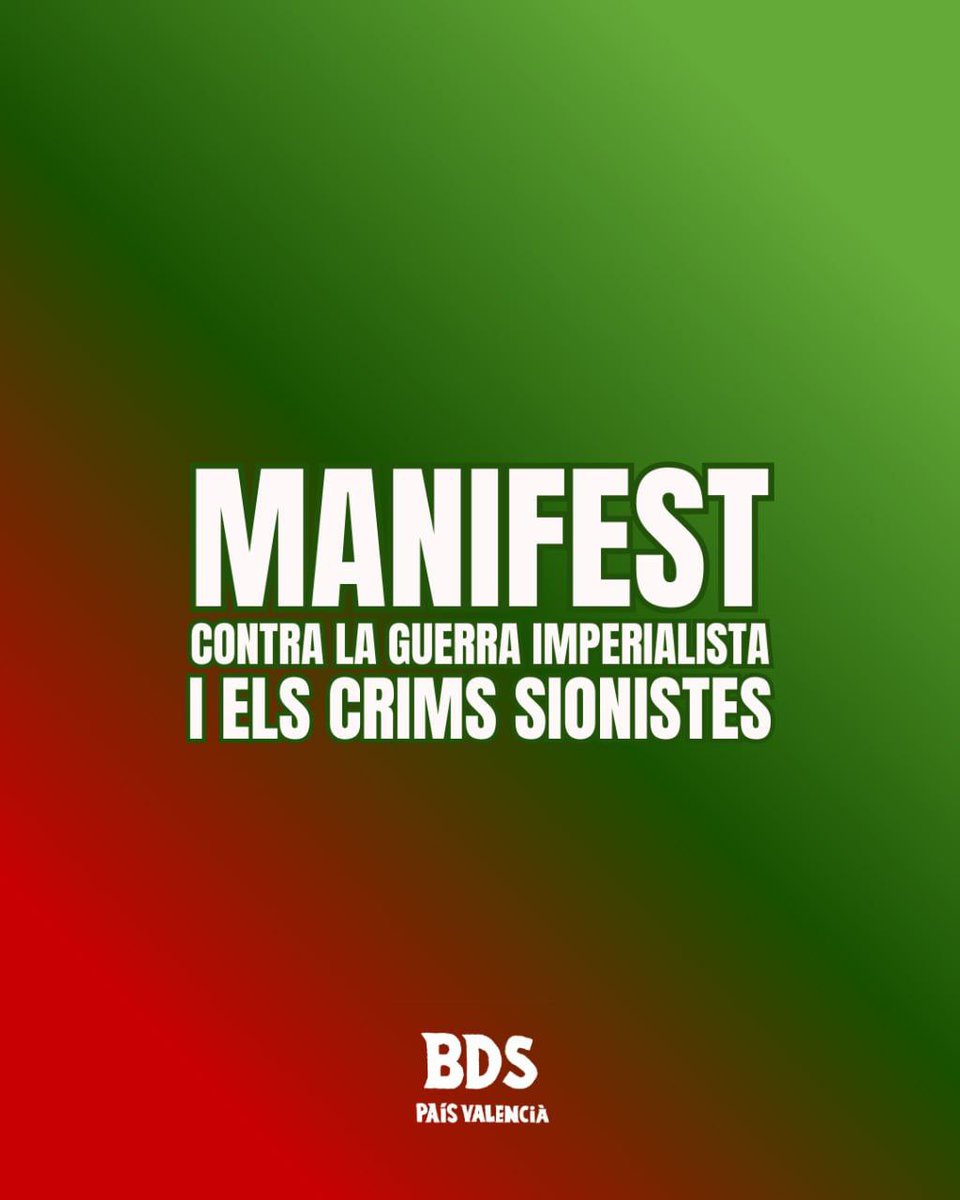 🇵🇸 #BDS País Valencià tweet media