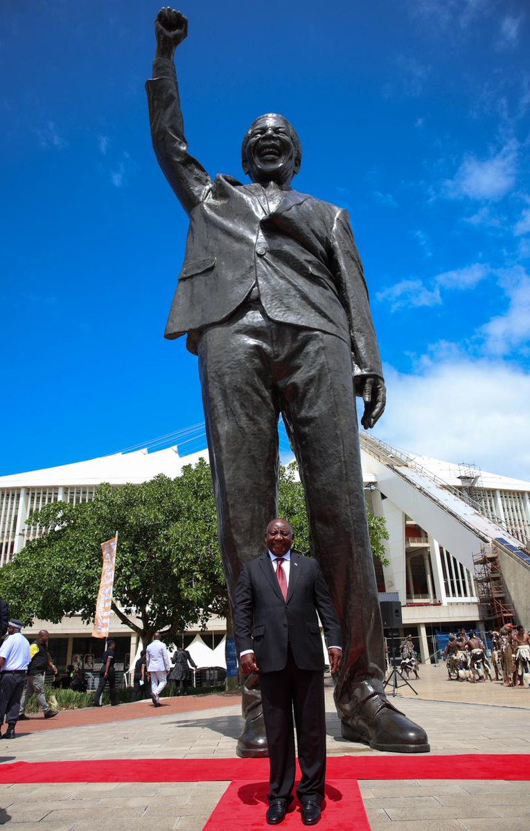 DID YOU KNOW🚨❓
Union Buildings statue: was ±R8 million

Eastern Cape statues (Mthatha &amp; Qunu): ±R5 million.

Durban statue project: ±R23 million.

Sandton statue: R6 Million

We are comfortably spending tens of millions on bronze while taps are dry, clinics are short-staffed
