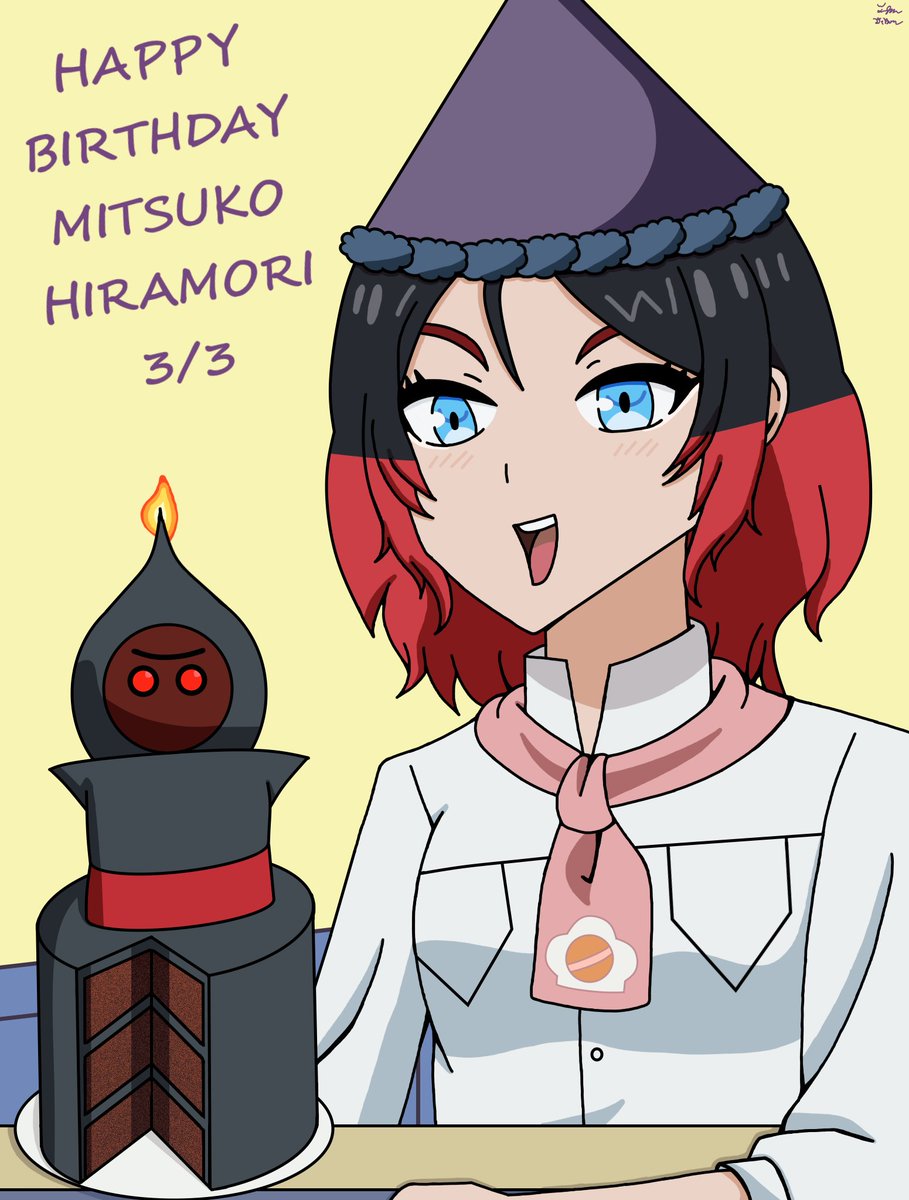 TylorDeBoer's tweet photo. It's March 3rd, so happy birthday to Mitsuko Hiramori/Terza Flatwood, the best girl in #YugiohGoRush! (Performed wonderfully by @holy_kobayashi &amp; @AliceHimora) She's just a character I fell in love with and wanted to give some birthday art to. So enjoy our favorite girl's B-Day! https://t.co/y5uPWC8gnC