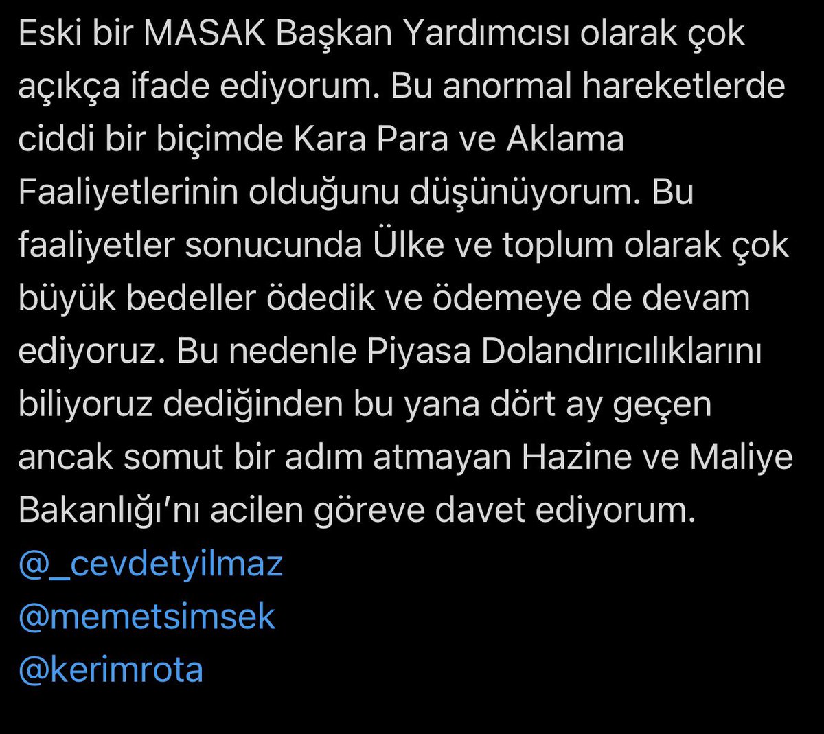 binbasi_ozcelik's tweet photo. @ramazanbasak61 Bugun ki yazısından dolayı kendisi teşekkürü bir borç bilirim. @memetsimsek Sayın Bakanında bu grup ve çetelere acil bir önlem planı başlatacagına olan güvenimiz tamdır. Biz geçen haftada gereken uyarıları yapmıştık,Ramazan Başak’ta bugün detaylıca dile getirmiş. https://t.co/KUrMOgcYEc