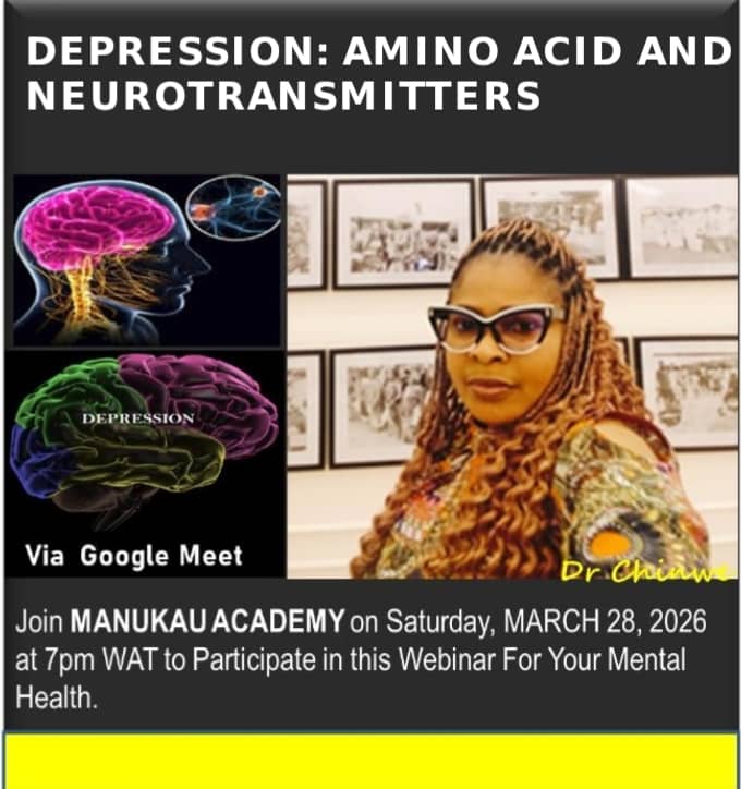 chuks_chy's tweet photo. 🧠💡 Hi Scholars,
🧠💡 Dr Chinwe will introduce Amino Acid Precursor Therapy as a more precise and biologically grounded approach to treating depression. 
🕖 7 pm WAT.
🗓️  March 28, 2026.
🏥   Google Meet 
🔗https://t.co/wPoPlGSRNb
See you all in the room🥰 https://t.co/FK4LTCFA8w
