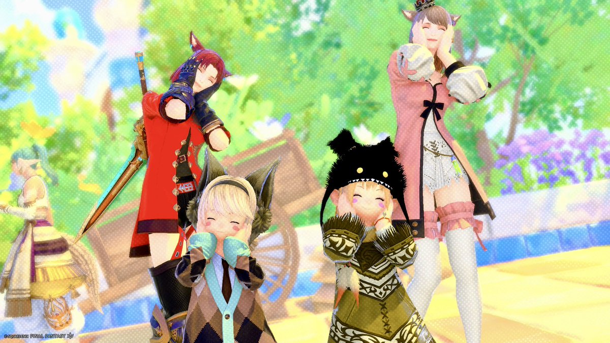 maya_MeteorDc's tweet photo. 久々にff14がっつり遊べて楽しかった☺️VD楽しくて好きだな🥰まだまだ洋服ゲットするためにやらねばだ😌また、遊びましょ！✨ぽこあポケモンも楽しみになってきたよ😊最近仕事しかしてなかったから息抜きになっていいよね🥳 https://t.co/PQ8sMhrG05