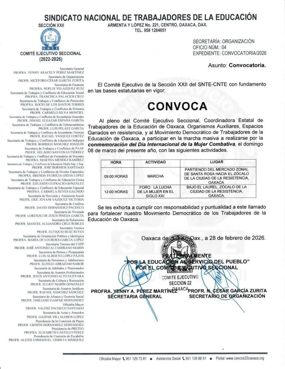 Libertad-Oaxaca tweet media