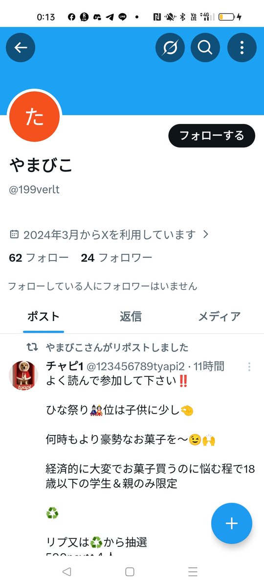 生活大変な方の企画に♻️していますが、間違って入ったのか❓️ 垢の