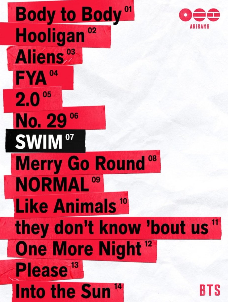 SWIM IS THE TITLE TRACKKK