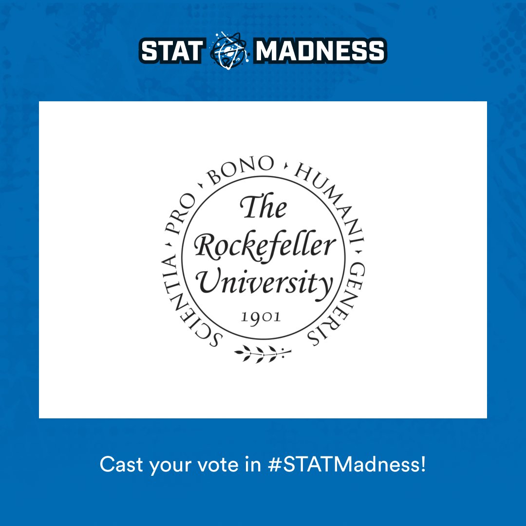 RockefellerUniv's tweet photo. Vote now for Rockefeller! 

@erichjarvis and @bobdarnell's discovery of a protein that may have helped shape the emergence of spoken language has been selected for this year's #STATMadness competition from @statnews! 

Look for Rockefeller in group 4: https://t.co/ssV5fus6FB https://t.co/9uykEntdGa