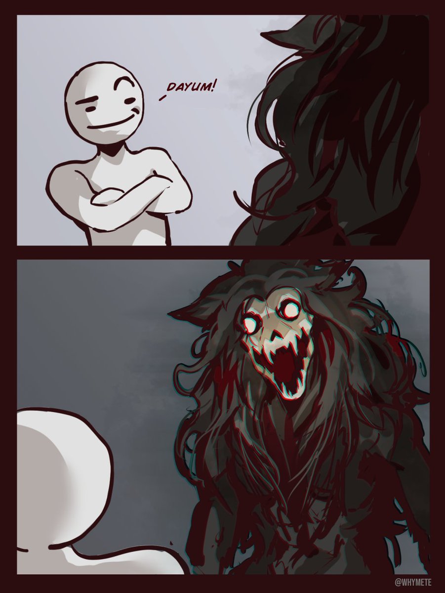 People about monsters...