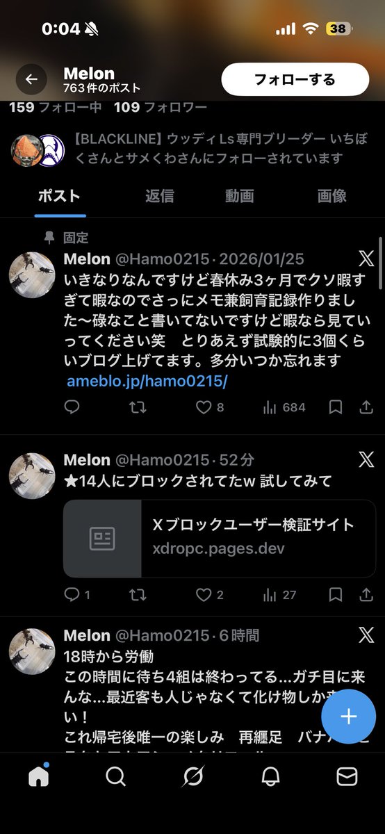 Melon 前垢は中国人に乗っ取られ tweet media