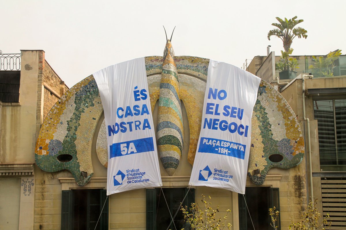 🔵 Estem organitzant el Bloc Papallona contra el coliving.

Volem que aquesta lluita sigui extensible a tots els blocs que estan afectats pel lloguer d’habitacions. Si guanyem al Bloc Papallona, si fem de cada bloc una trinxera contra el coliving, serà una gran victòria sindical.