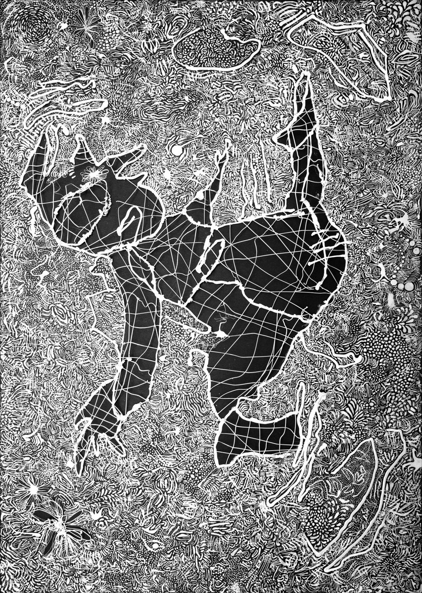 lucianaguerraok's tweet photo. @CozomoMedici @rollbit Super happy to have this opportunity!          
Un niño en el espacio is my most experimental drawing   Made with 3D print pen and acrylic ink          
Only 1 left   
30 XTZ
https://t.co/aPMubOsyqM https://t.co/rCcUB64wKw