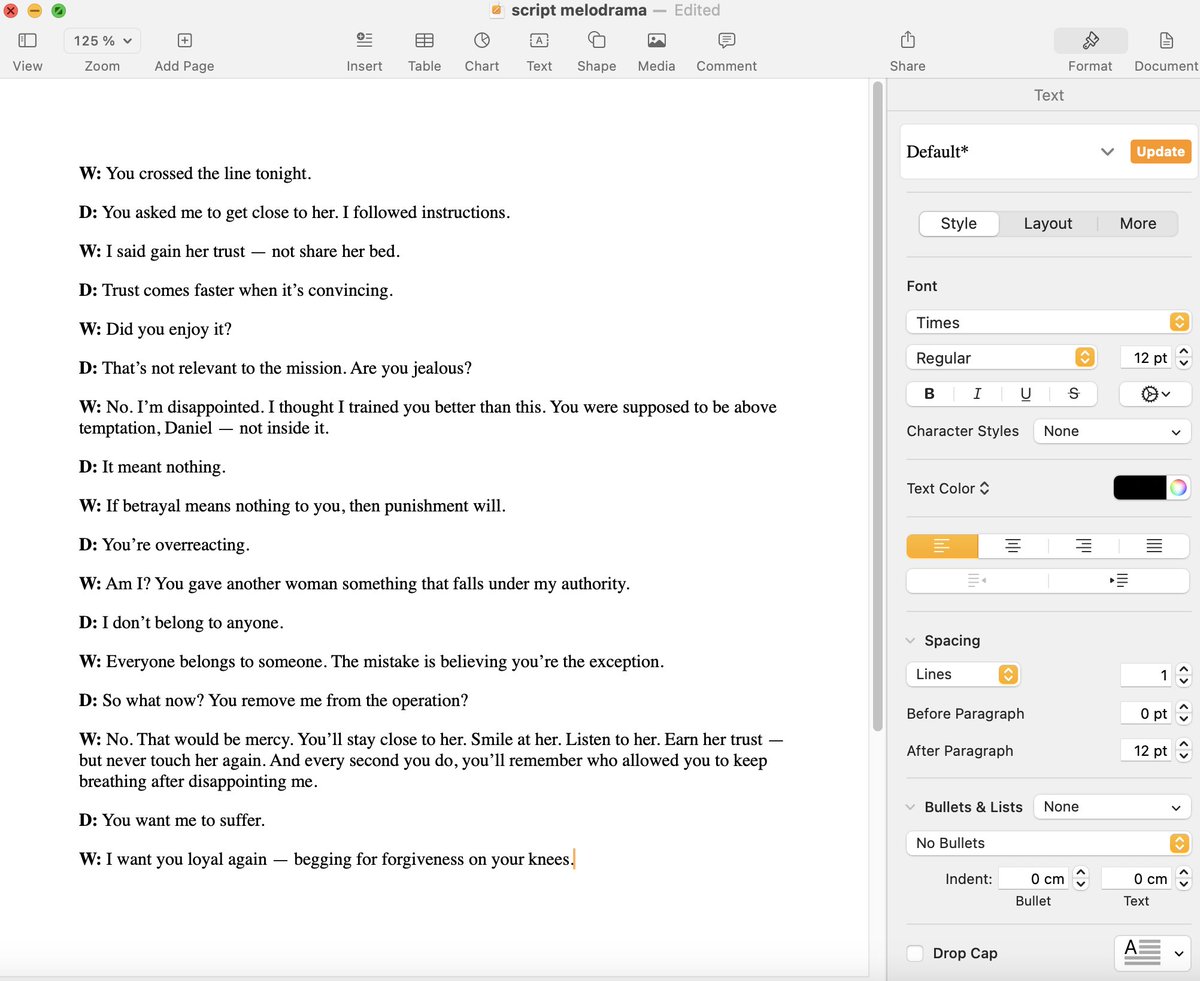 Step 2: Now that we have our setting and characters, it’s time to write ...