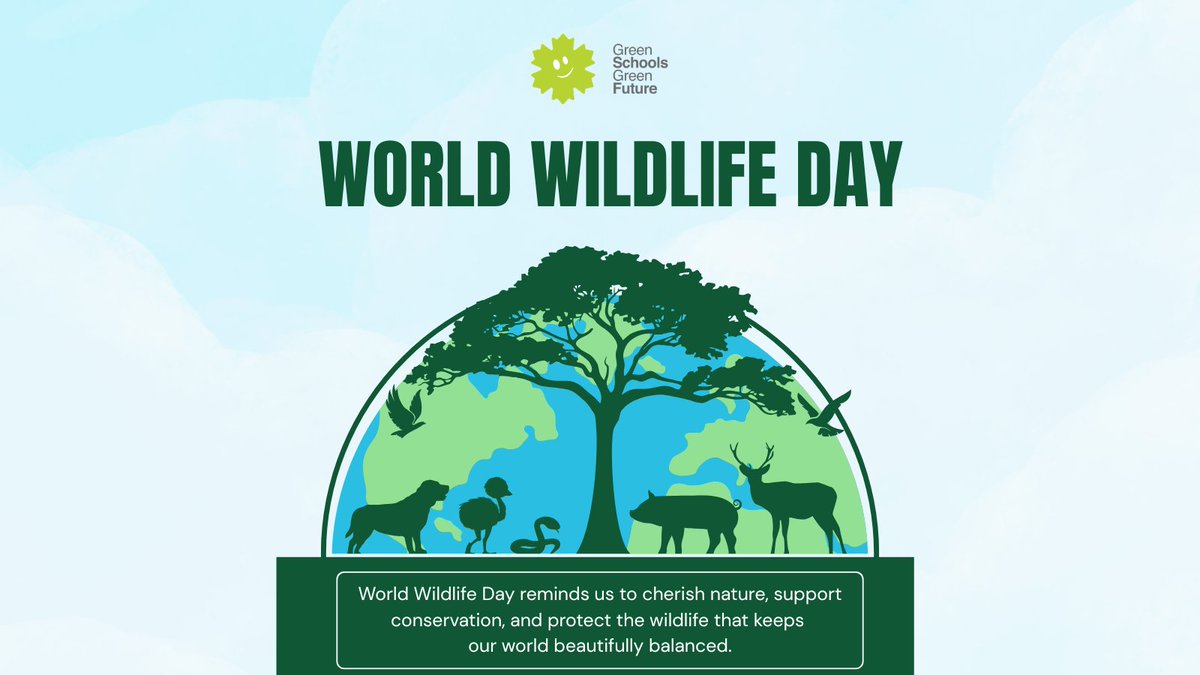 World Wildlife Day is a vital occasion to celebrate and protect our planet's incredible biodiversity. 

🔗 GSGF.Foundation 
✉️ info@GSGF.foundation 

#Sustainability #Impact #Green #GreenFuture #GSGF #WorldWildlifeDay