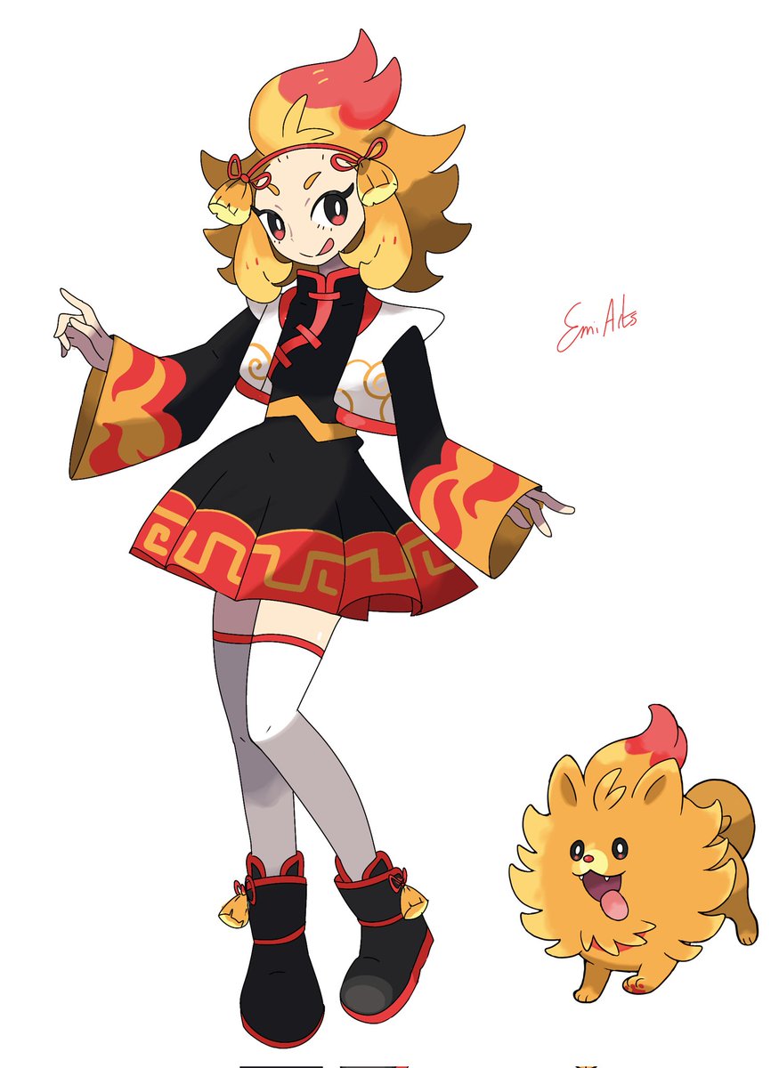 EmiArtsss25's tweet photo. Pombon inspired pokemon trainer!

#PokemonWindsWaves #Pokemon #PokemonDay #pokemonfanart #pombon https://t.co/73BYaErlBl