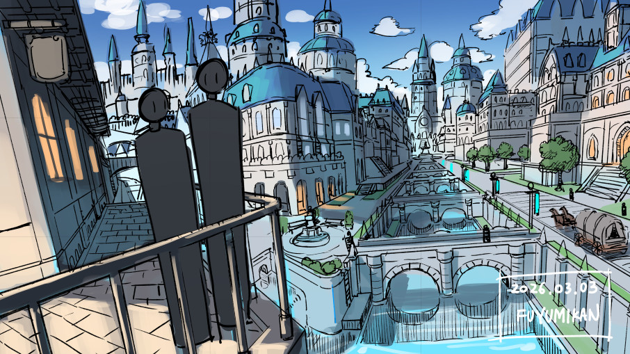「skeb idea sketch2【2026.03.03】」|FUYUMIKANのイラスト