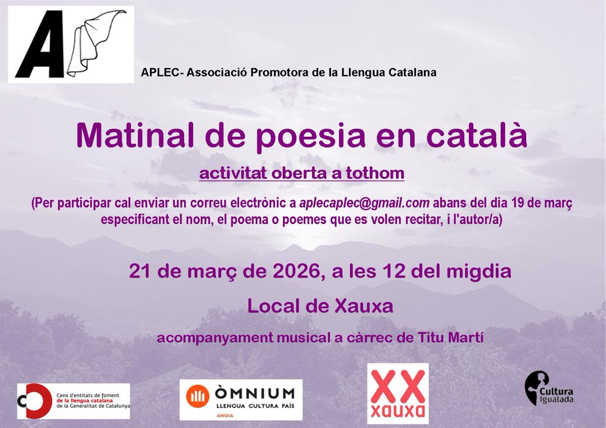 APLEC Igualada tweet media