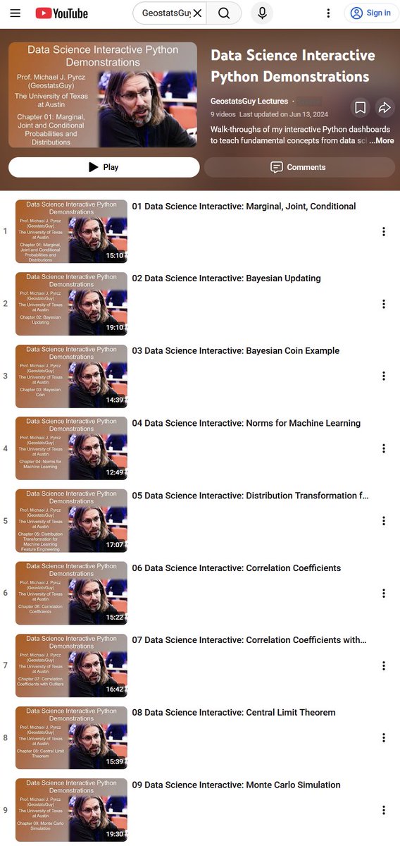 Michael Pyrcz🌻 tweet media