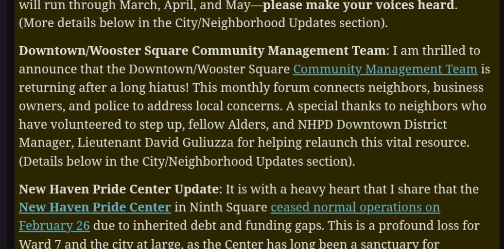 DFA New Haven tweet media