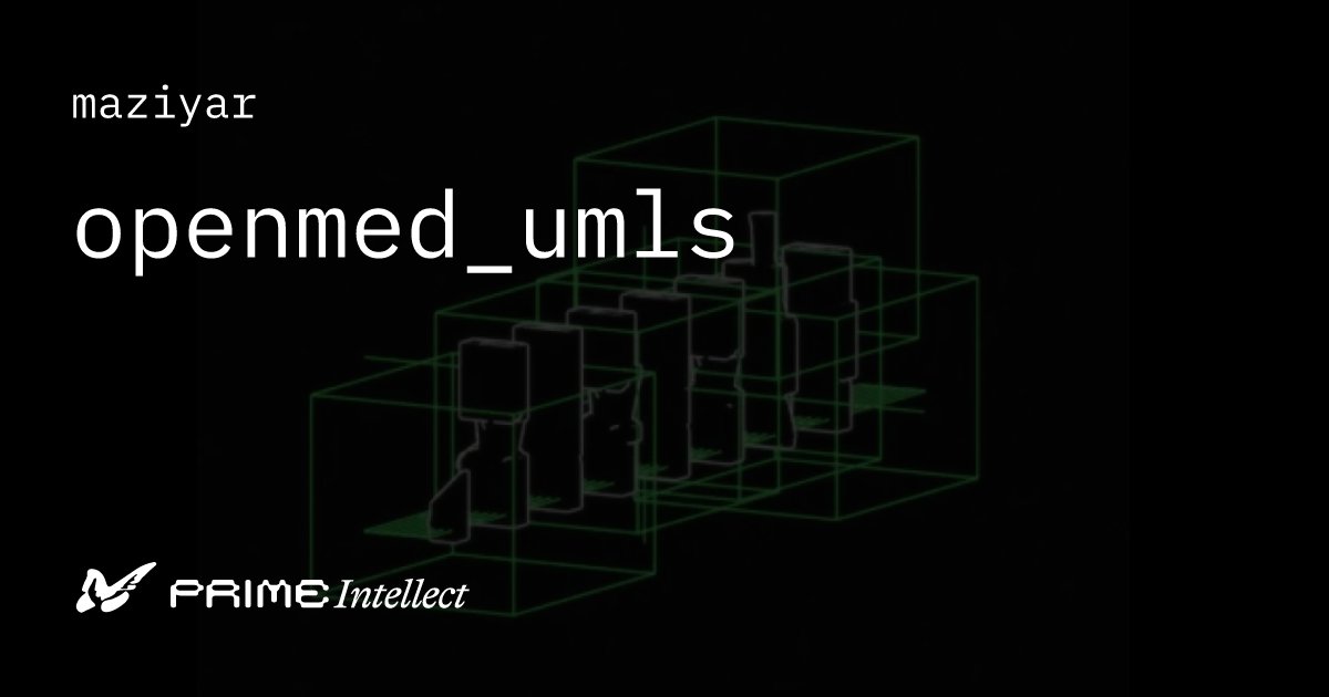 OpenMed_AI's tweet photo. The bottleneck in biomedical research isn't data — it's making sense of it. OpenMed_UMLS trains models to pull structured facts from free-text scientific literature.
#BiomedicalAI #DrugDiscovery #ClinicalNLP #OpenSource https://t.co/9Szlmpi065