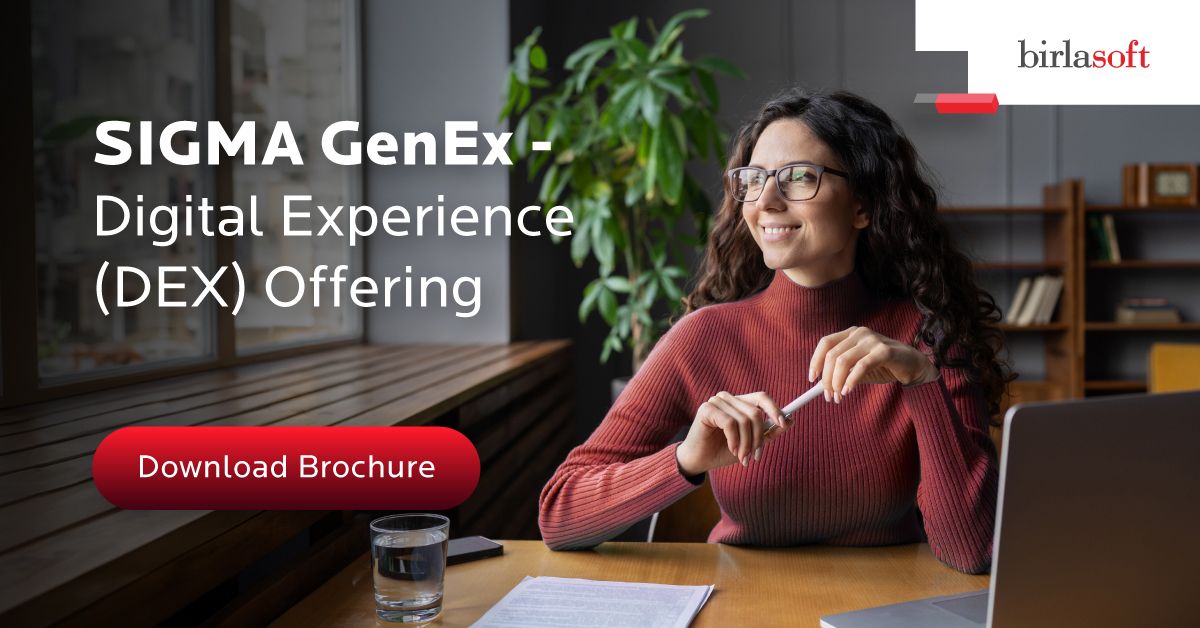 SIGMA GenEx – Digital Experience (DEX) Offering helps organizations measure, manage, and continuously improve digital employee experience with real-time, actionable insights. Powered by AI and automation, SIGMA DEX enables IT teams to proactively resolve issues, accelerate