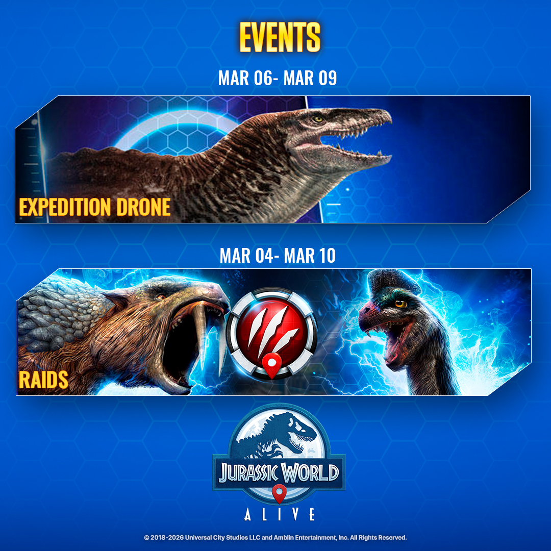 Jurassic World Alive tweet media