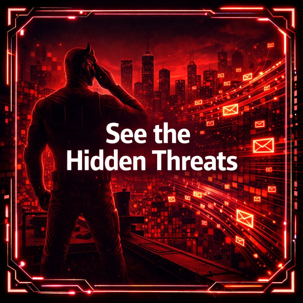 Actionable_Sec's tweet photo. 👁️ Your inbox doesn’t need a superhero — it needs to stop letting villains walk right in.

In the comics, Daredevil hears danger coming from a mile away.

In real life, your inbox doesn’t warn you when a malicious email slips through — it just sits there looking harmless.

Phishing attempts, spoofed senders, risky forwarding rules, weak authentication… attackers love email because it’s the easiest way to get inside a small business without making any noise.

This month only, our Email Security Assessment is 50% off, and it uncovers the silent risks hiding in your configuration before they turn into something you can’t ignore.

If your inbox is the gateway to your business, make sure it isn’t inviting trouble.

👉 https://t.co/clDixnt4dh

#MarchToSecurity #PhishProofYourBusiness #NoHeroesNeeded