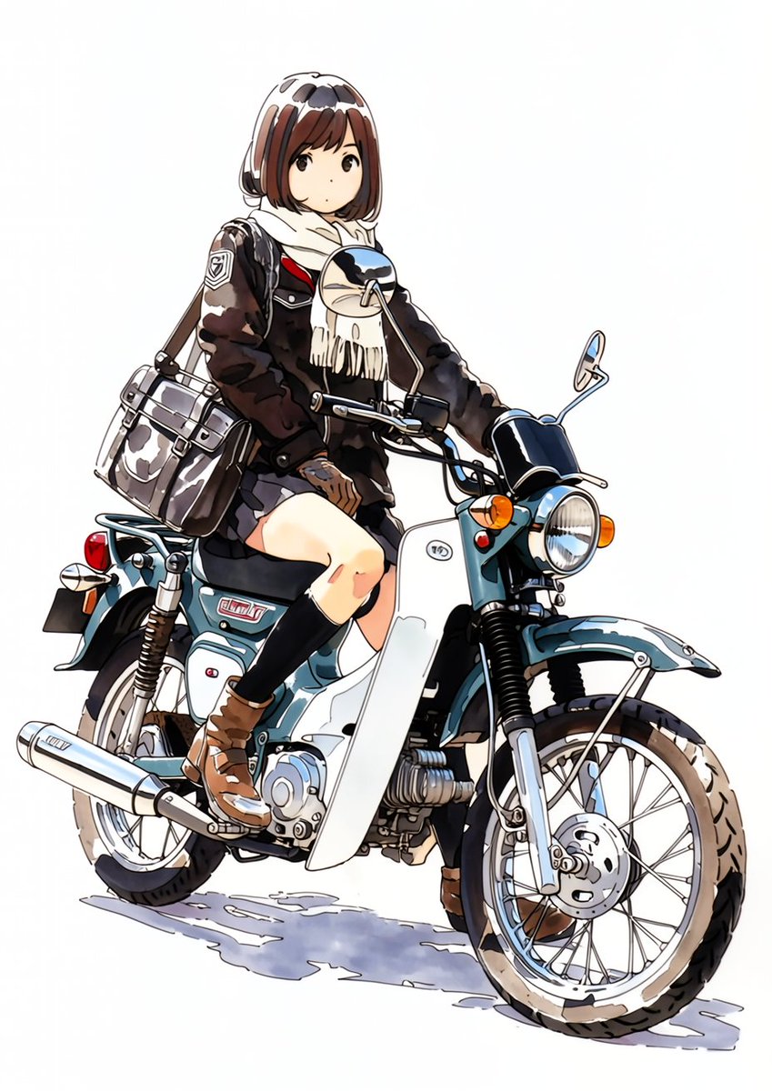 『原付女子物語』
カブ大好き女子