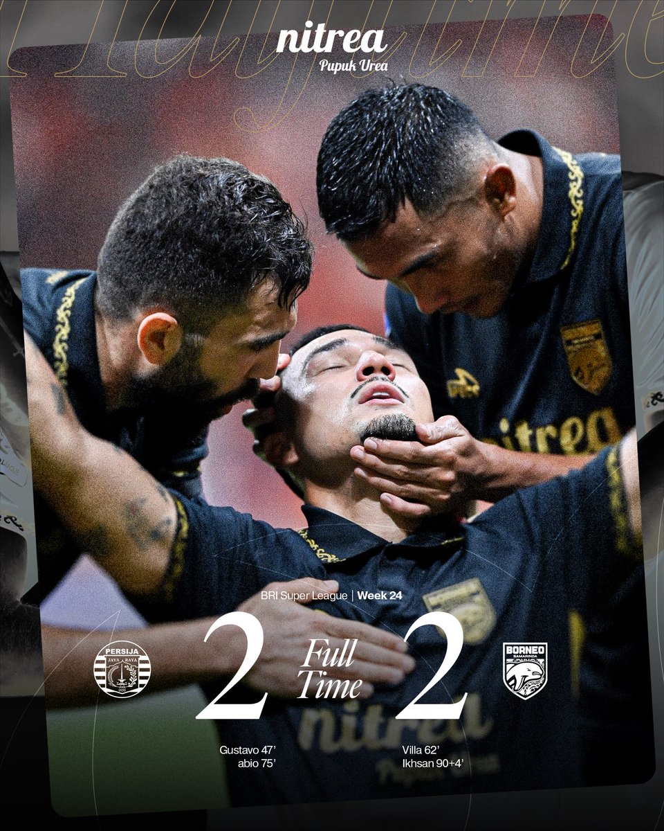 Terima Kasih Pesut Etam Ku, MANYALA!! 🔥🔥🔥

#BorneoFC #Samarinda #Manyala #SuperLeague