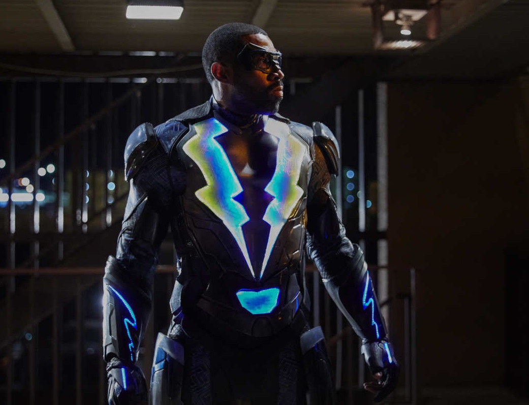 Cress Williams caracterizado como Black Lightning, el superhéroe de DCComics en la adaptación televisiva de The CW. El actor interpretó al personaje durante 4 temporadas entre 2018 y 2021. #DC