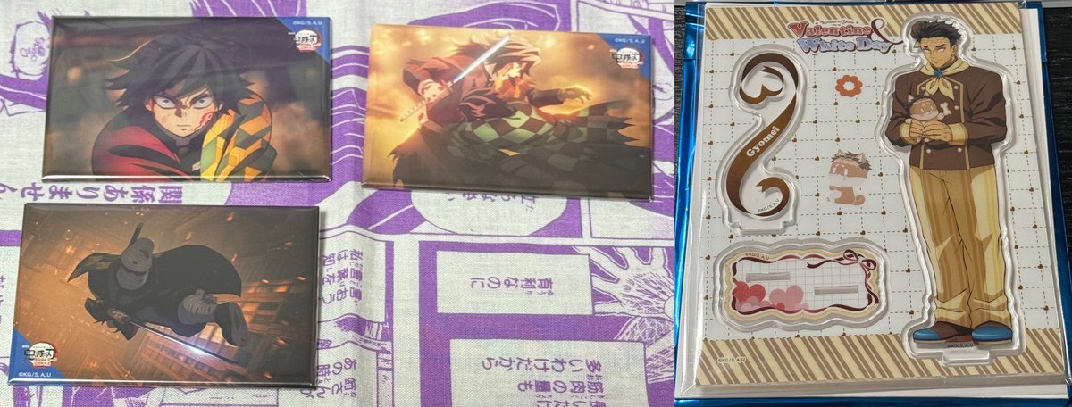 鬼滅の刃 冨岡義勇 ufotable 全方位コレクション缶バッジ 鬼滅の刃
