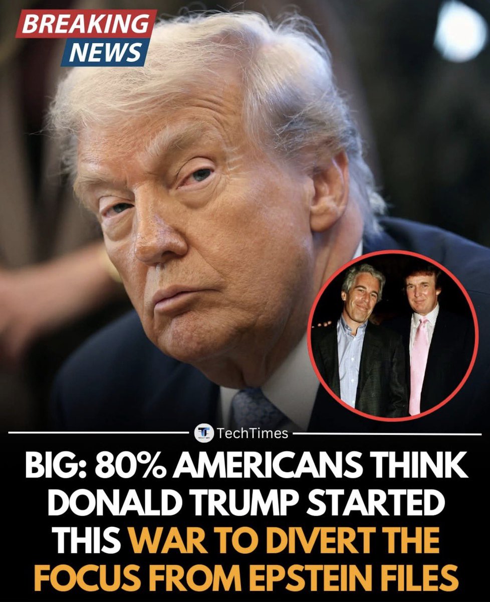 Only 80%? 

#TrumpEpsteinPedoCoverUp