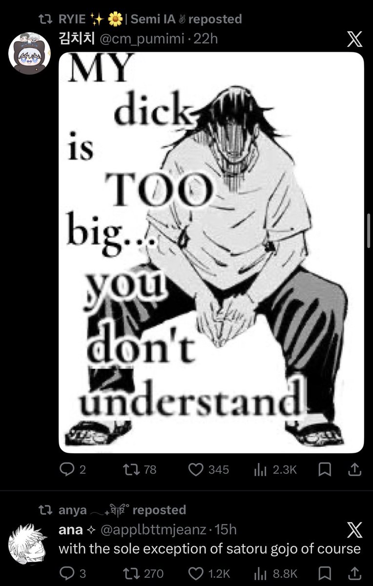 gojo for sure understands